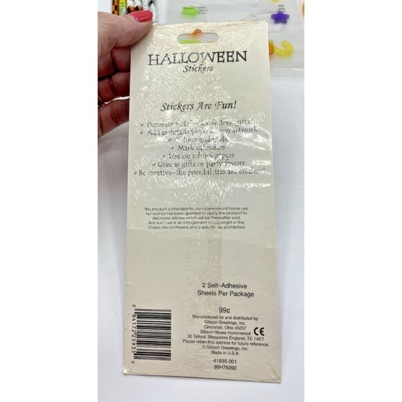 Fall Sticker Pencil Lot Halloween Witch Ghost Pumpkin Christian Gel Set Taiwan - Picture 9 of 16